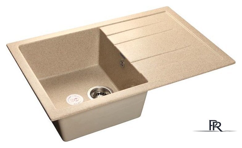 Кухонная мойка GranFest Quadro GF-Q780L (песочный) - Изображение №1 — Интернет-магазин ПроЗаказ