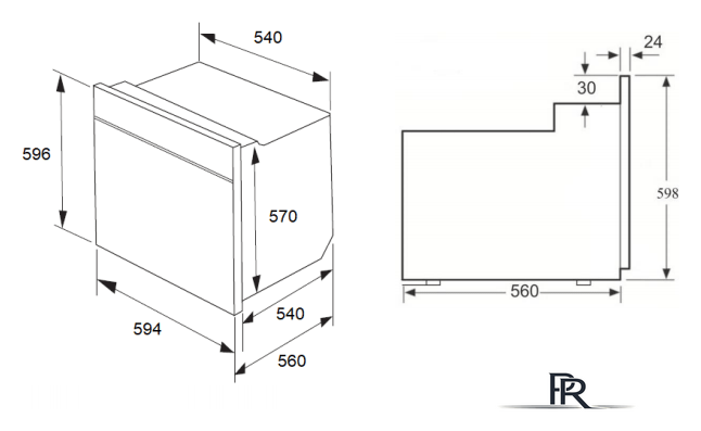 Электрический духовой шкаф MAUNFELD EOEM.589B2 - Изображение №3 — Интернет-магазин ПроЗаказ