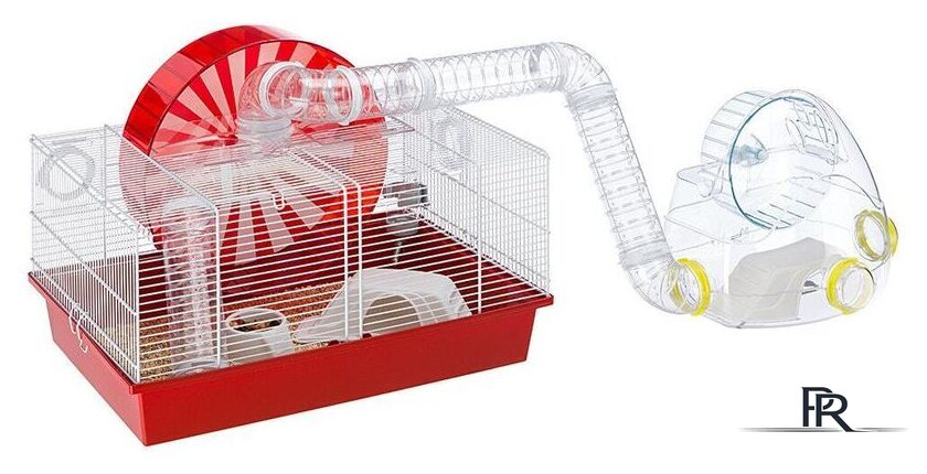 Клетка Ferplast Coney Island (красный) 57003070 - Изображение №3 — Интернет-магазин ПроЗаказ