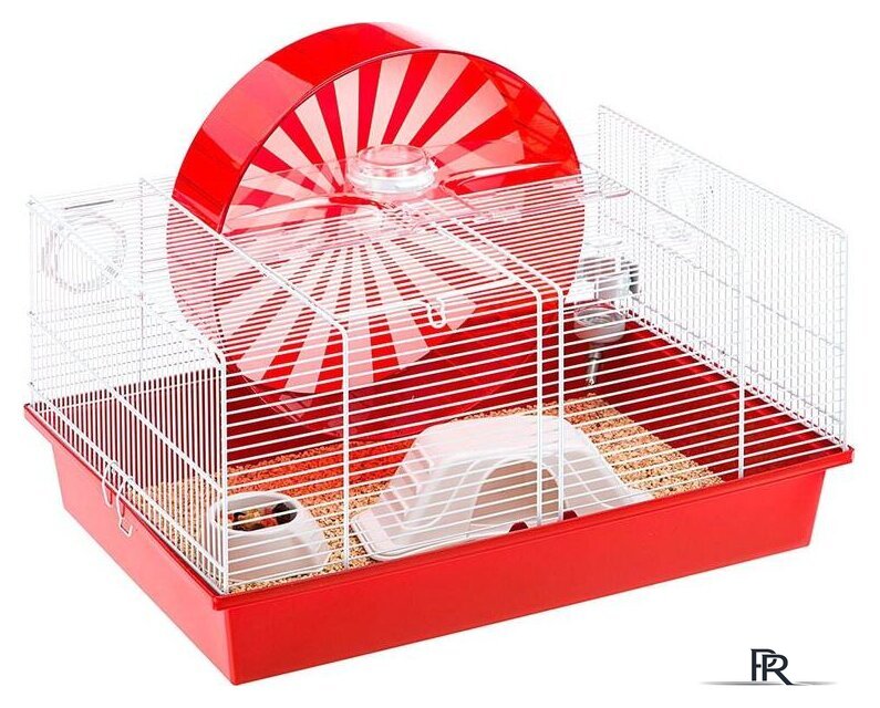 Клетка Ferplast Coney Island (красный) 57003070 - Изображение №1 — Интернет-магазин ПроЗаказ