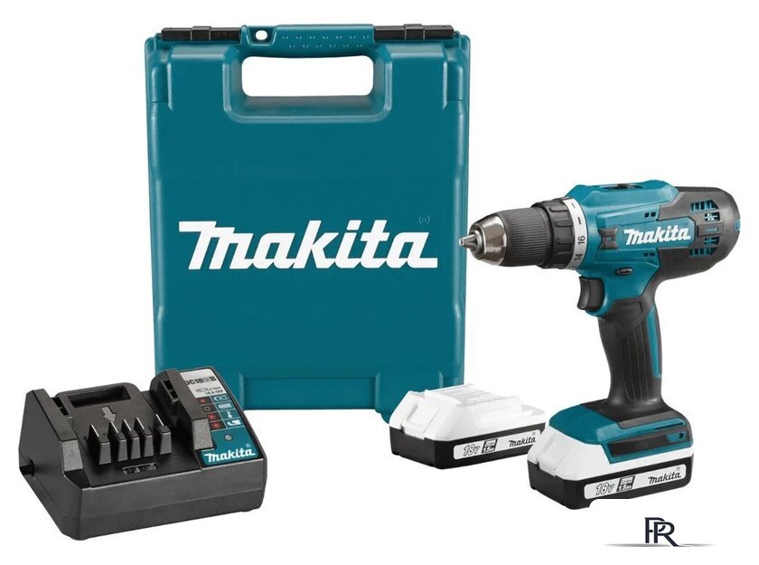Дрель-шуруповерт Makita DF488D002 (с 2-мя АКБ, кейс) - Изображение №1 — Интернет-магазин ПроЗаказ