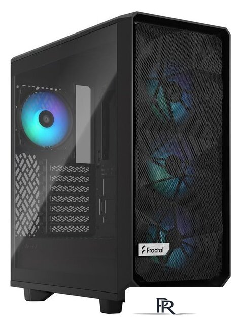 Корпус Fractal Design Meshify 2 Compact RGB Black TG Light Tint FD-C-MES2C-06 - Изображение №1 — Интернет-магазин ПроЗаказ