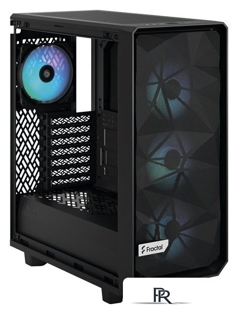 Корпус Fractal Design Meshify 2 Compact RGB Black TG Light Tint FD-C-MES2C-06 - Изображение №6 — Интернет-магазин ПроЗаказ