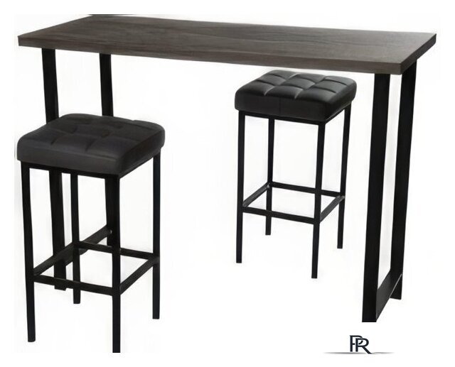 Консольный стол Древпром М94 ДП1-02-04 120x50x88 (сосна пасадена/черный матовый) - Изображение №3 — Интернет-магазин ПроЗаказ