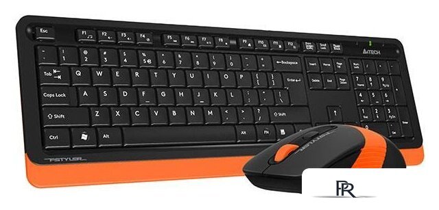 Офисный набор A4Tech Fstyler FG1010 (черный/оранжевый) - Изображение №4 — Интернет-магазин ПроЗаказ