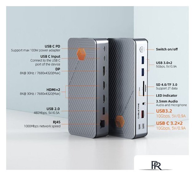 Док-станция Cabletime CT-DK142-AG - Изображение №2 — Интернет-магазин ПроЗаказ