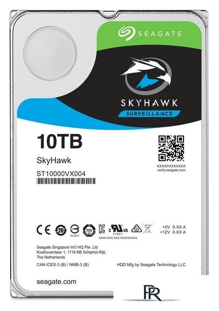 Жесткий диск Seagate SkyHawk AI 10TB ST10000VE000 - Изображение №1 — Интернет-магазин ПроЗаказ