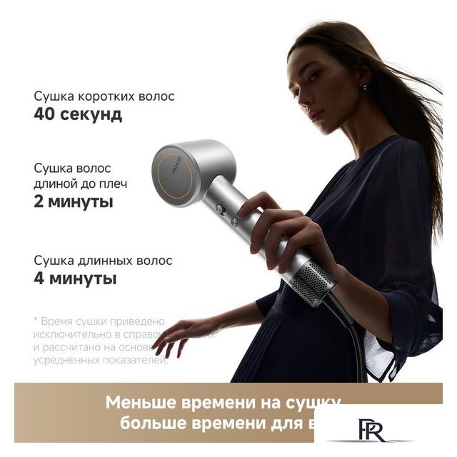 Фен Trouver Shine 10 (серебристый) - Изображение №10 — Интернет-магазин ПроЗаказ