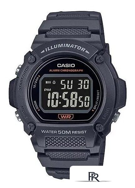 Наручные часы Casio W-219H-8B - Изображение №1 — Интернет-магазин ПроЗаказ