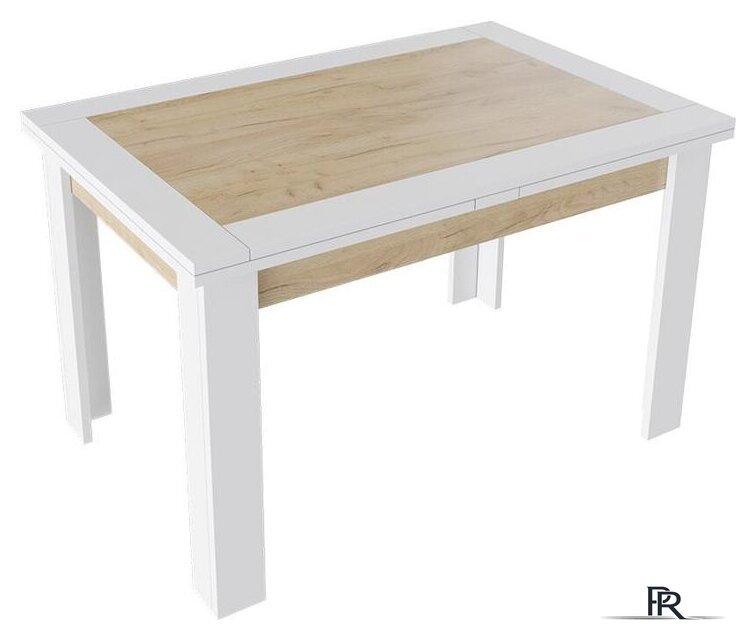 Кухонный стол Трия Хьюстон тип 4 (белый/дуб крафт золото) - Изображение №1 — Интернет-магазин ПроЗаказ