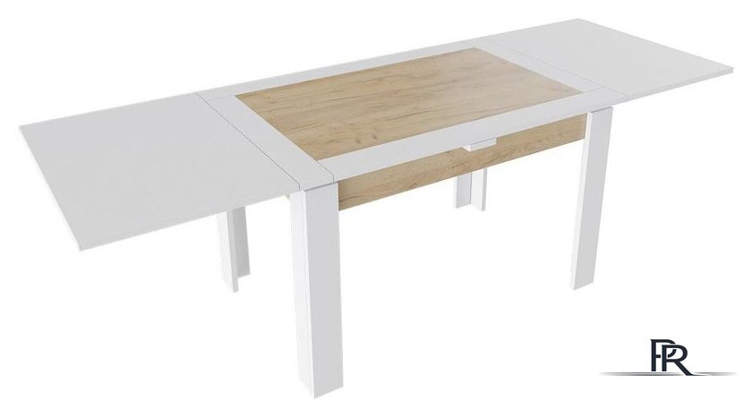 Кухонный стол Трия Хьюстон тип 4 (белый/дуб крафт золото) - Изображение №2 — Интернет-магазин ПроЗаказ