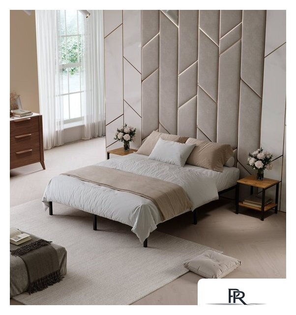 Кровать Домаклево София 180x200 (черный) - Изображение №4 — Интернет-магазин ПроЗаказ