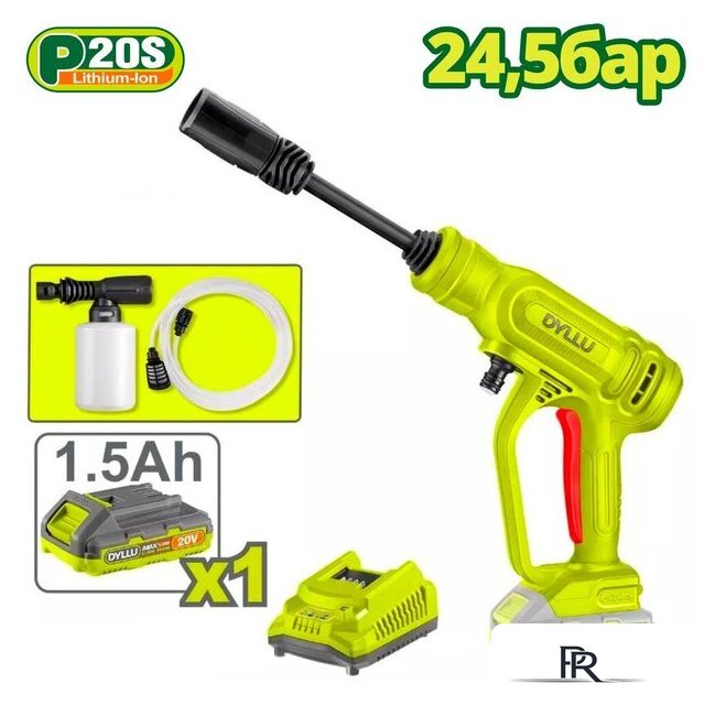 Мойка высокого давления Dyllu DTQX01202 (с 1-им АКБ) - Изображение №1 — Интернет-магазин ПроЗаказ