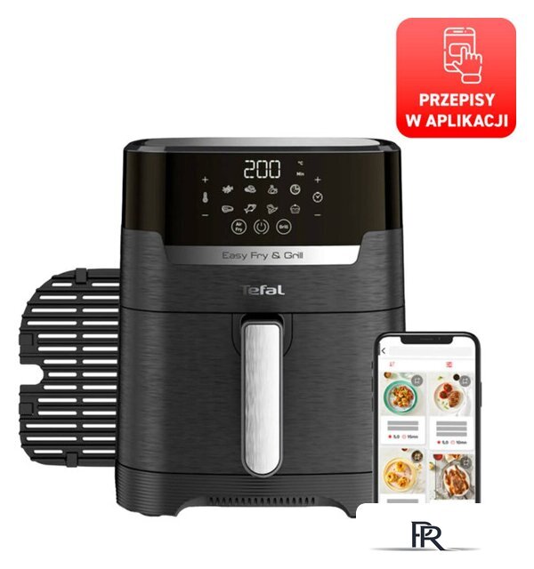 Аэрогриль (аэрофритюрница) Tefal Easy Fry & Grill 2-в-1 EY505815 - Изображение №2 — Интернет-магазин ПроЗаказ