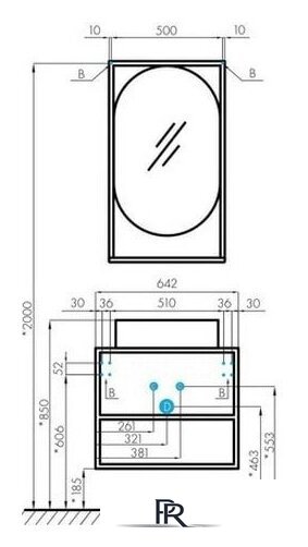  Акватон Тумба Фабрик 65 под умывальник Джой-3 (дуб кантри) - Изображение №4 — Интернет-магазин ПроЗаказ