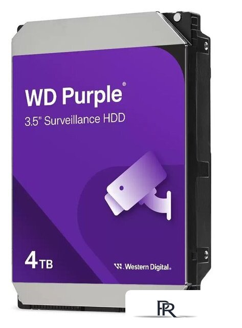 Жесткий диск WD Purple Surveillance 4TB WD44PURZ - Изображение №1 — Интернет-магазин ПроЗаказ