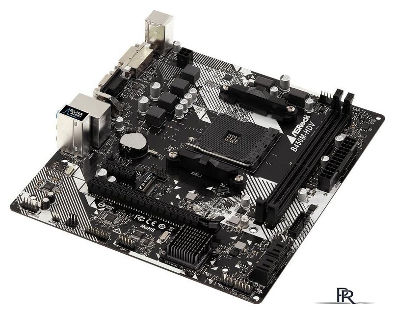 Материнская плата ASRock B450M-HDV R4.0 - Изображение №2 — Интернет-магазин ПроЗаказ