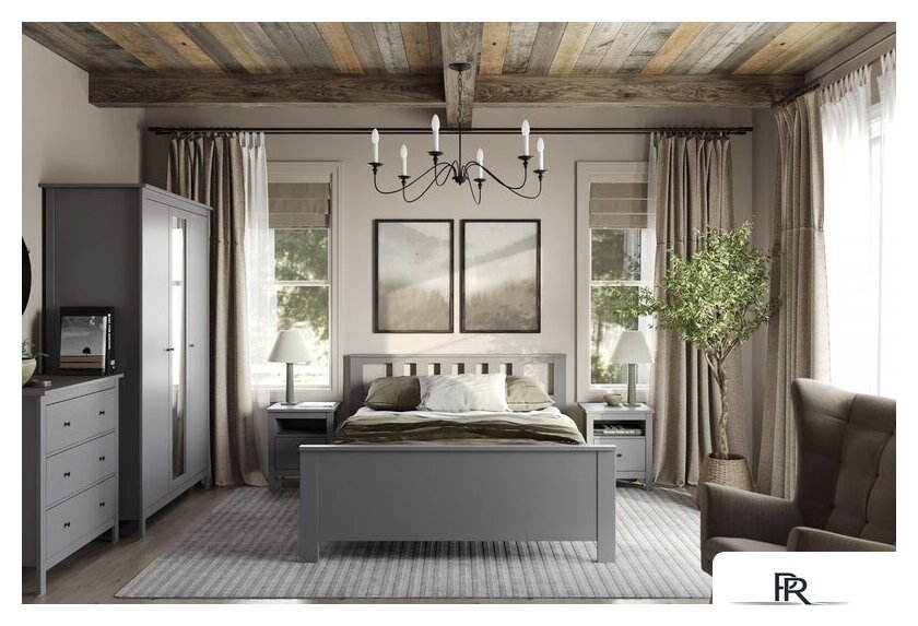 Комод Mio Tesoro Сага 3 ящика 2.08.02.020.4 (серый) - Изображение №9 — Интернет-магазин ПроЗаказ