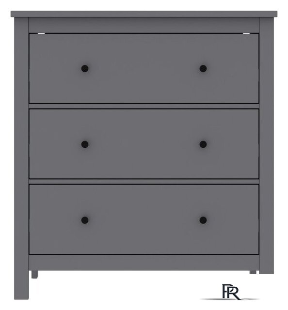 Комод Mio Tesoro Сага 3 ящика 2.08.02.020.4 (серый) - Изображение №2 — Интернет-магазин ПроЗаказ