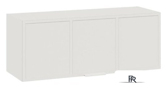 Шкаф распашной Трия Стелла Настенный (белый холст/белый жемчуг) - Изображение №1 — Интернет-магазин ПроЗаказ