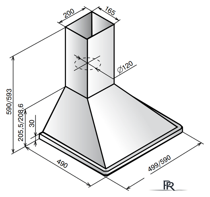 Кухонная вытяжка Elikor Оптима 50П-400-П3Л (белый) - Изображение №2 — Интернет-магазин ПроЗаказ