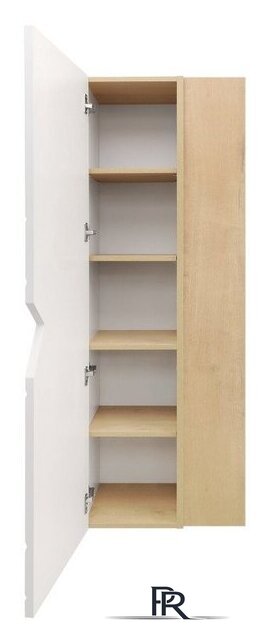  Doratiz Шкаф-пенал Фьорд 40 L 2712.303 (дуб бунратти/белый,с подвесной) - Изображение №3 — Интернет-магазин ПроЗаказ