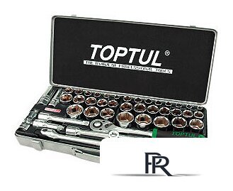 Набор трещотка с головками Toptul GCAD4303 43 предмета - Изображение №1 — Интернет-магазин ПроЗаказ