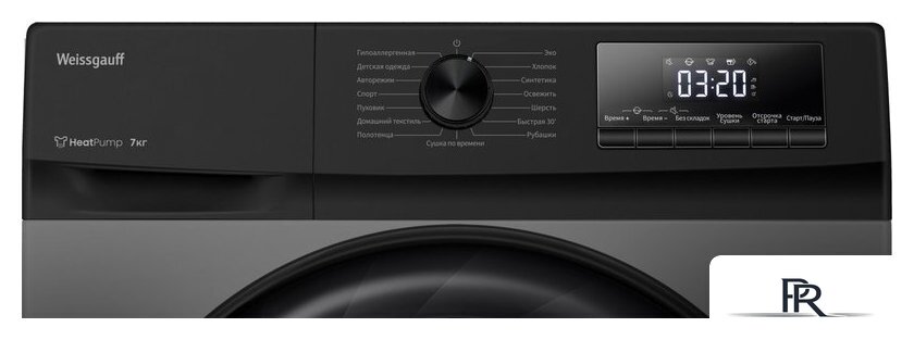 Сушильная машина Weissgauff WD 4948 Heat Pump Grey - Изображение №5 — Интернет-магазин ПроЗаказ