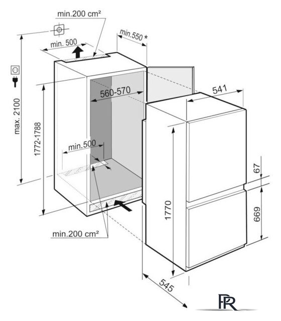 Холодильник Liebherr ICNSf 5103 Pure NoFrost - Изображение №3 — Интернет-магазин ПроЗаказ