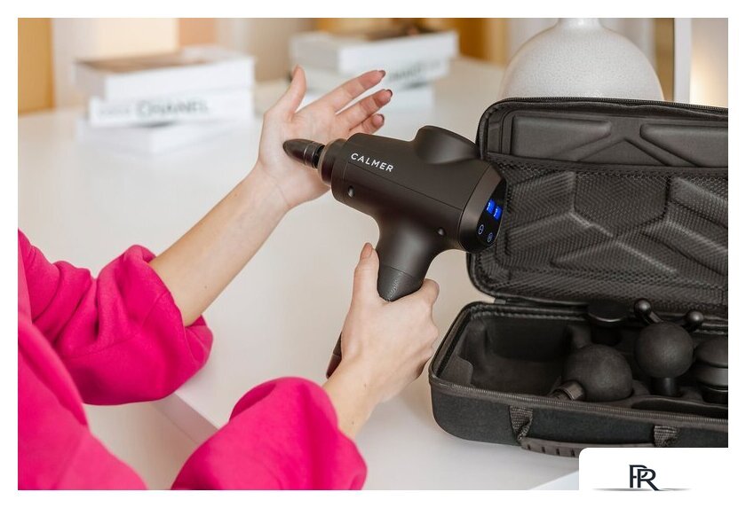 Перкуссионный массажер Calmer Knook Plus K3 (черный) - Изображение №3 — Интернет-магазин ПроЗаказ