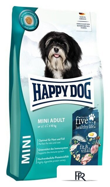 Сухой корм для собак Happy Dog Mini Adult Fit & Vital 10 кг - Изображение №1 — Интернет-магазин ПроЗаказ