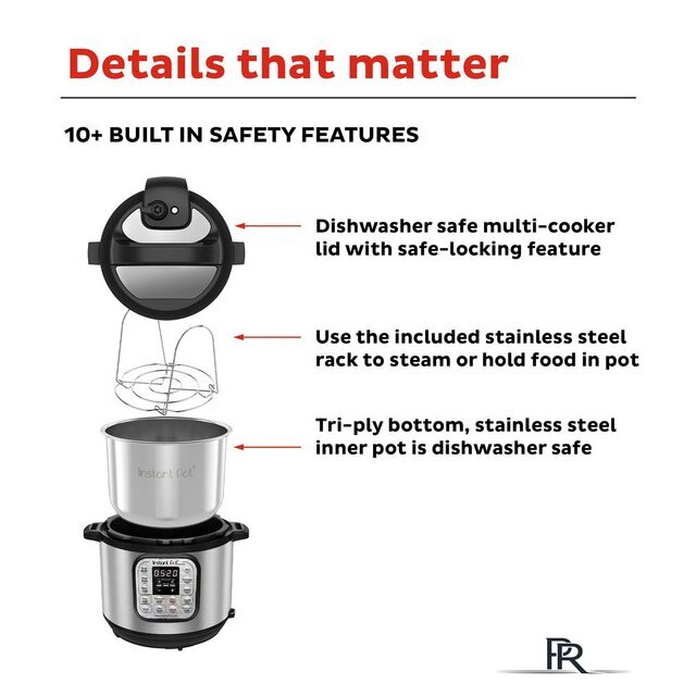 Мультиварка-скороварка Instant Pot Duo 3 - Изображение №3 — Интернет-магазин ПроЗаказ