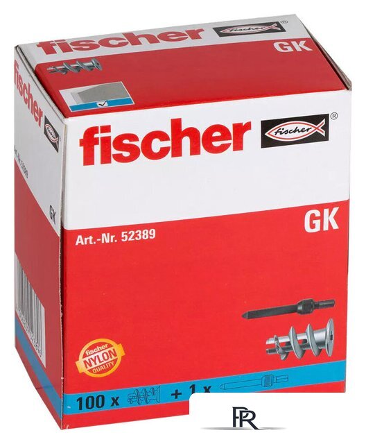 Дюбель для гипсокартона Fischer GK 52389 (100 шт) - Изображение №1 — Интернет-магазин ПроЗаказ