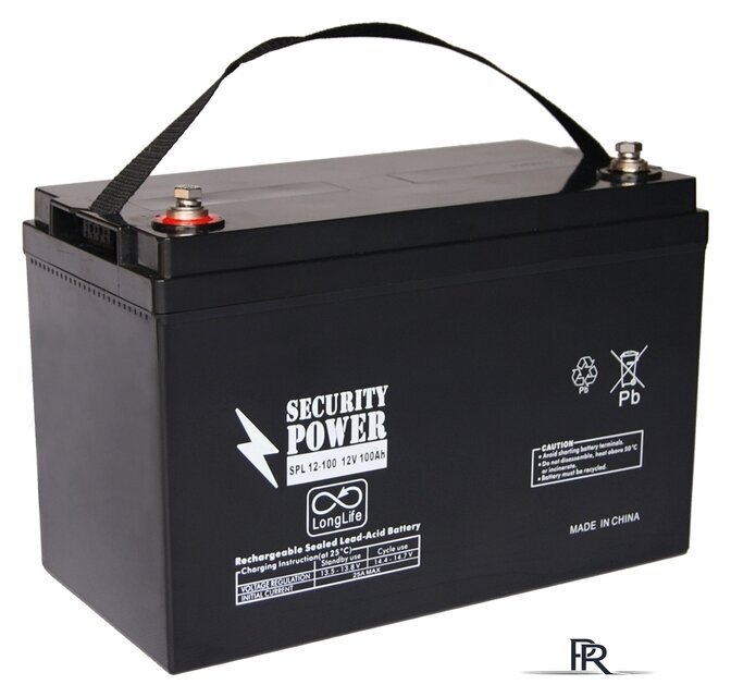 Аккумулятор для ИБП Security Power SPL 12-100 (12В/100 А·ч) - Изображение №1 — Интернет-магазин ПроЗаказ