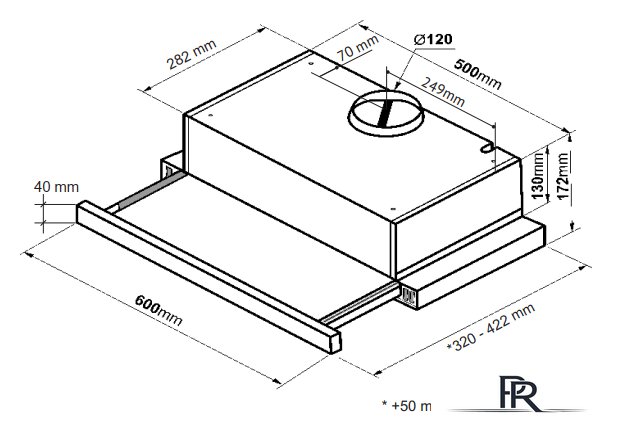 Кухонная вытяжка Korting KHP 6617 RN - Изображение №2 — Интернет-магазин ПроЗаказ