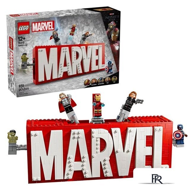 Конструктор LEGO Marvel 76313 Логотип MARVEL с минифигурками - Изображение №1 — Интернет-магазин ПроЗаказ