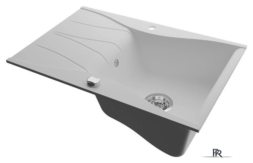 Кухонная мойка Kernau KGS O 6078 1B1D Pure White - Изображение №2 — Интернет-магазин ПроЗаказ