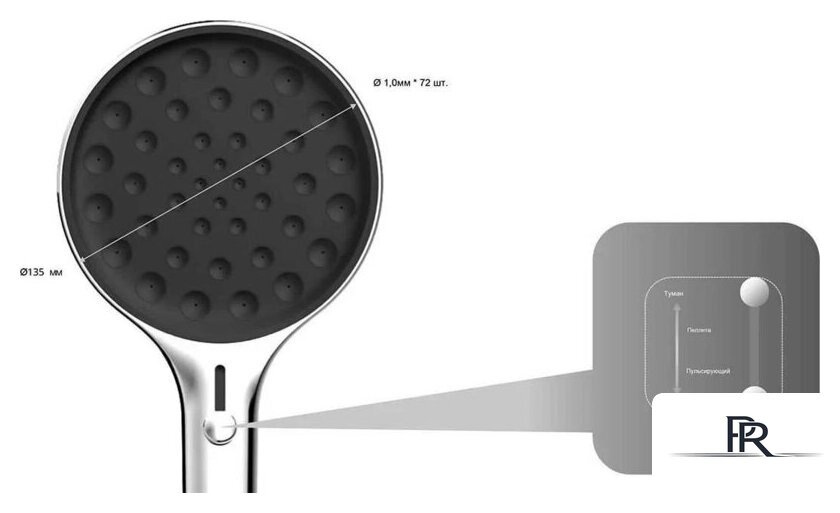 Душевая система  Vincea Inspire VSFW-3I21MT3RCH - Изображение №16 — Интернет-магазин ПроЗаказ