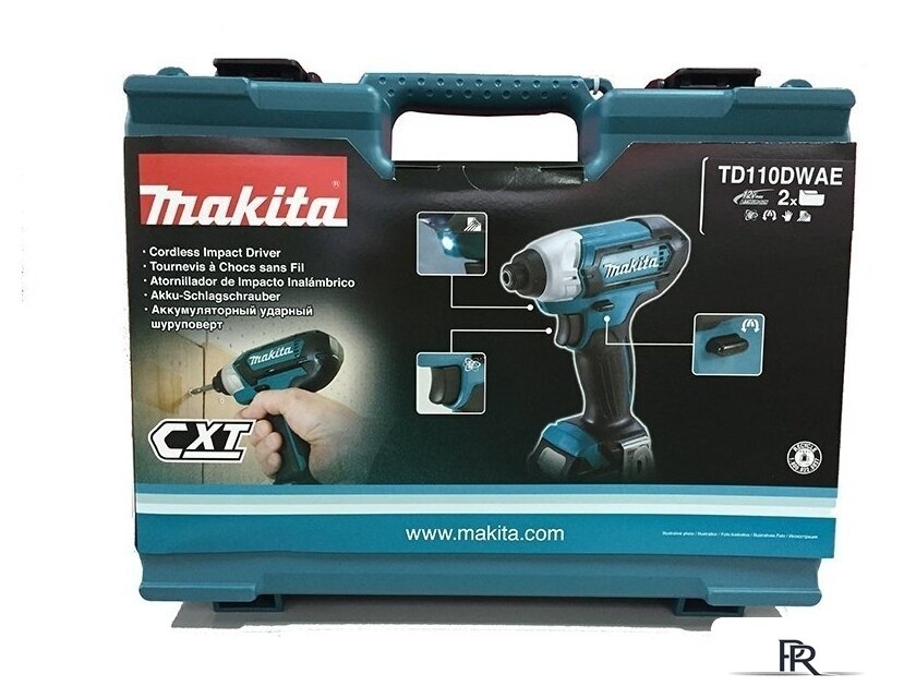 Винтоверт Makita TD110DWAE (с 2-мя АКБ, кейс) - Изображение №4 — Интернет-магазин ПроЗаказ