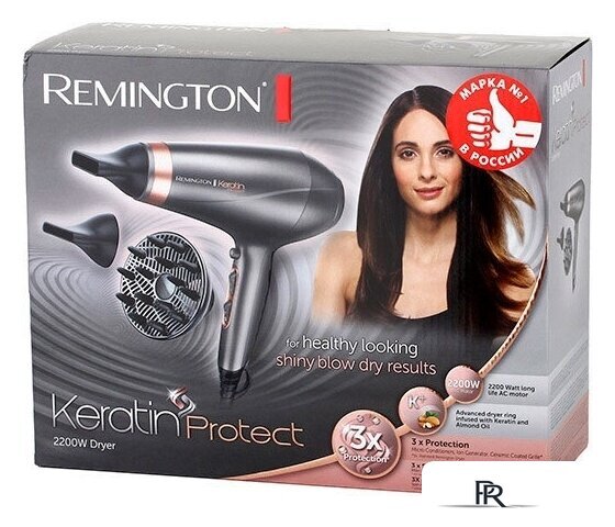Фен Remington Keratin Protect Dryer AC8820 - Изображение №4 — Интернет-магазин ПроЗаказ