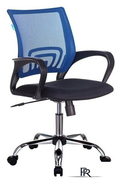 Офисное кресло Бюрократ CH-695N/SL/BL/TW-11 (черный/синий) - Изображение №1 — Интернет-магазин ПроЗаказ