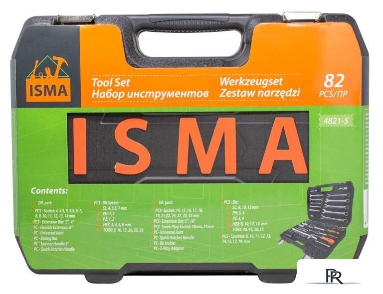 Универсальный набор инструментов ISMA 4821-5(50773) - Изображение №6 — Интернет-магазин ПроЗаказ