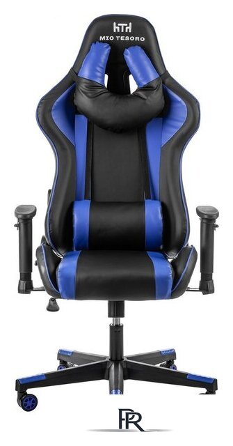 Игровое (геймерское) кресло Mio Tesoro Winner 8051 (черный/синий) - Изображение №3 — Интернет-магазин ПроЗаказ