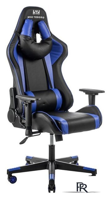 Игровое (геймерское) кресло Mio Tesoro Winner 8051 (черный/синий) - Изображение №1 — Интернет-магазин ПроЗаказ