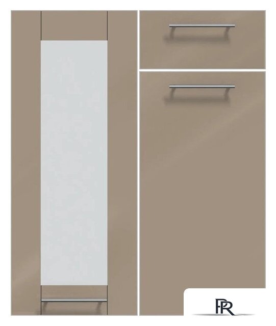 Кухонный модуль Интерлиния Мила Пластик 3.6 (шторм/шторм/белый гранит) - Изображение №5 — Интернет-магазин ПроЗаказ