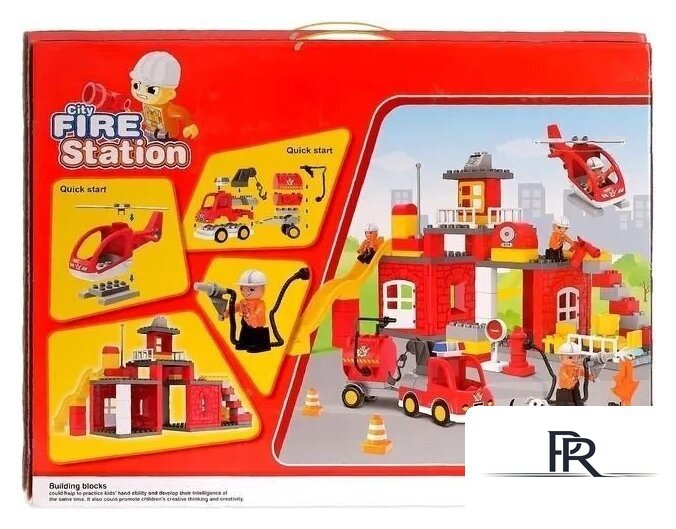 Конструктор Kids Home Toys Пожарная станция 188-101 3667637 - Изображение №3 — Интернет-магазин ПроЗаказ