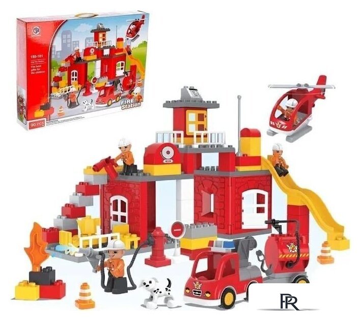 Конструктор Kids Home Toys Пожарная станция 188-101 3667637 - Изображение №2 — Интернет-магазин ПроЗаказ