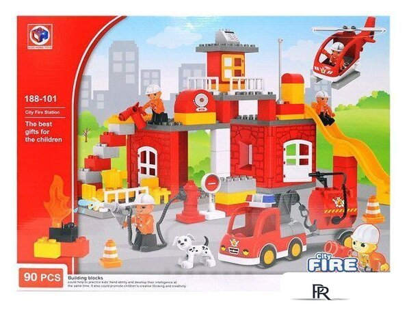 Конструктор Kids Home Toys Пожарная станция 188-101 3667637 - Изображение №1 — Интернет-магазин ПроЗаказ