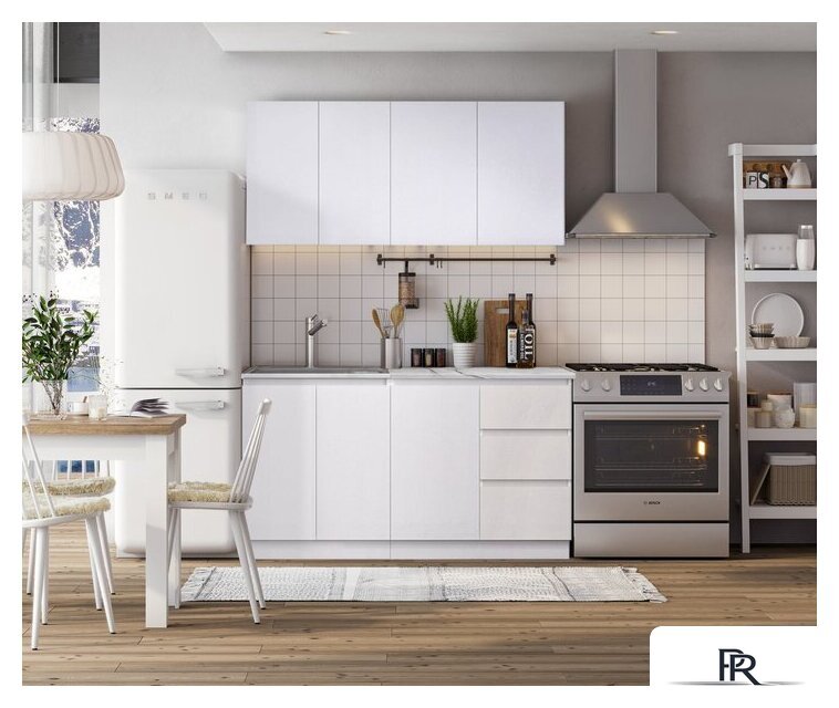 Готовая кухня Артём-Мебель Мэри СН-114 ДСП 1.4м (белый) - Изображение №5 — Интернет-магазин ПроЗаказ