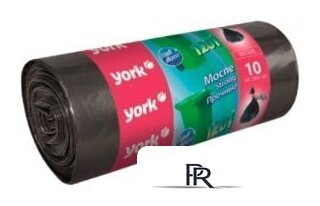 Пакеты для мусора York прочные 120л (10шт) - Изображение №1 — Интернет-магазин ПроЗаказ